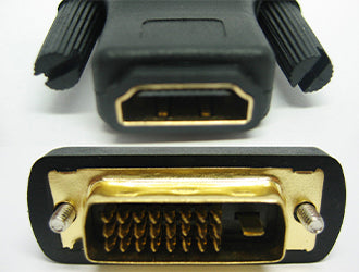 HDMI Female To DVI Male Adapter: High Performance Connection for HD Video and Audio HDMI Female To DVI Male Adapter: High Performance Connection for HD Video and Audio